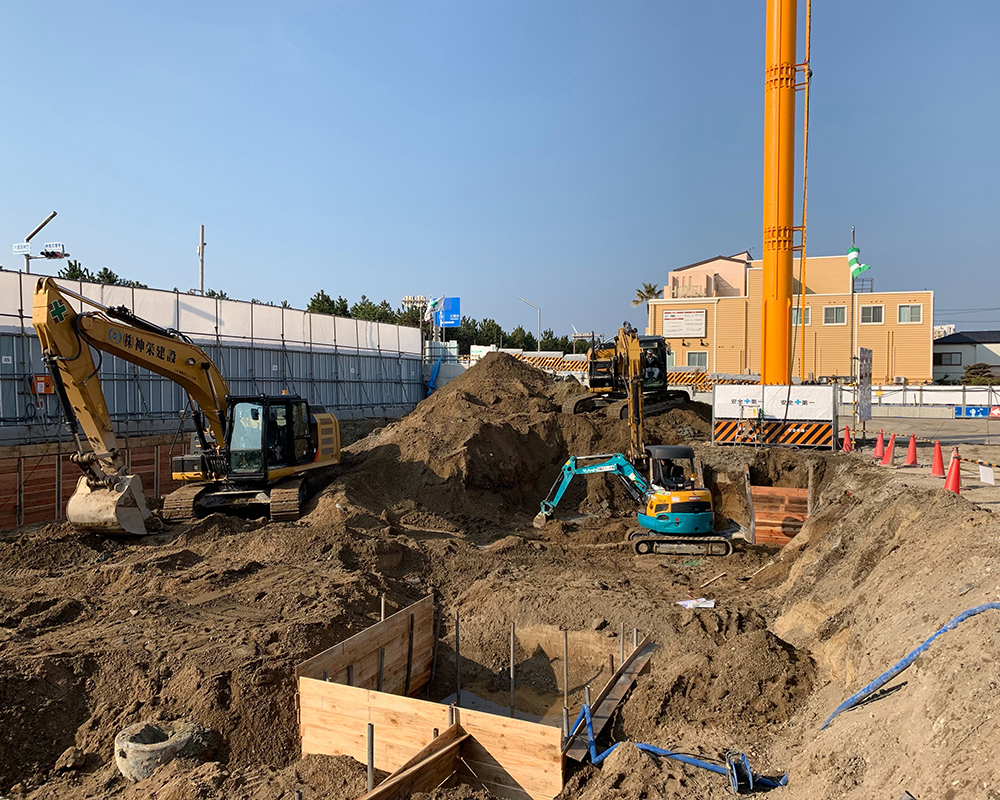 大蔵海岸計画新築工事